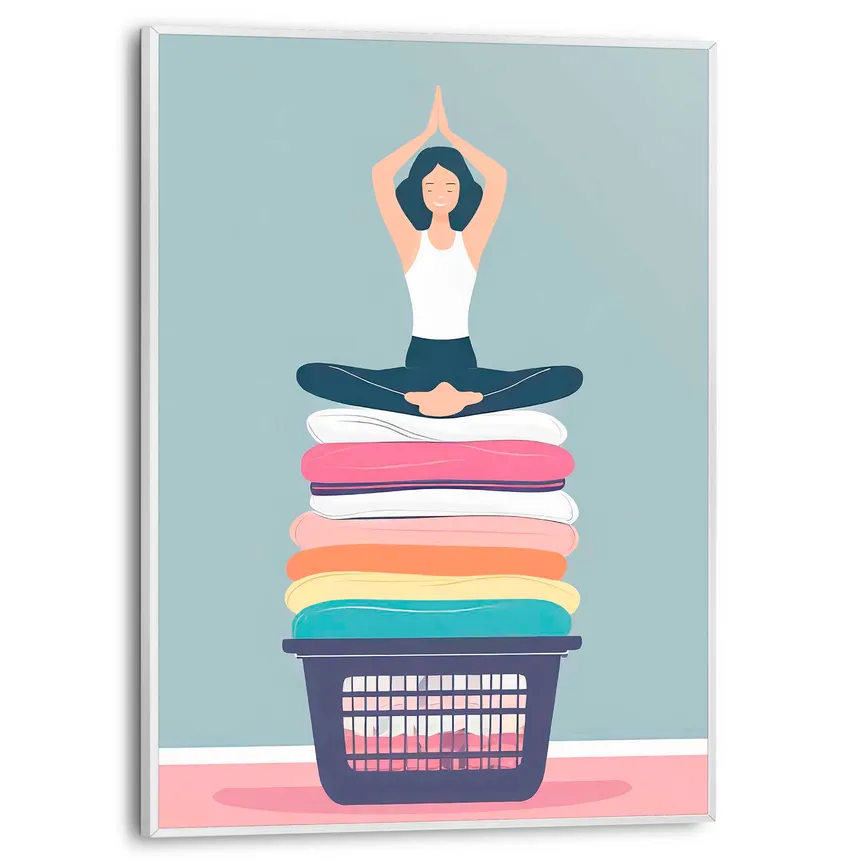 Bild gerahmt "Zen Wash" hauptaufnahme