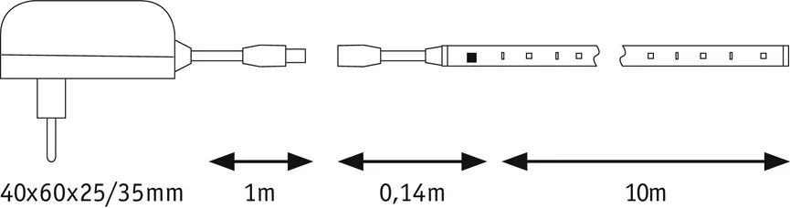 SimpLED Strip Set 10m RGB detail