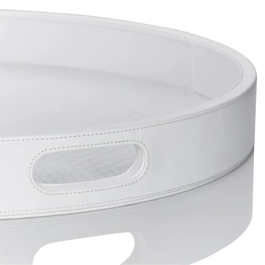 Tablett "Homeline" M weiß detail