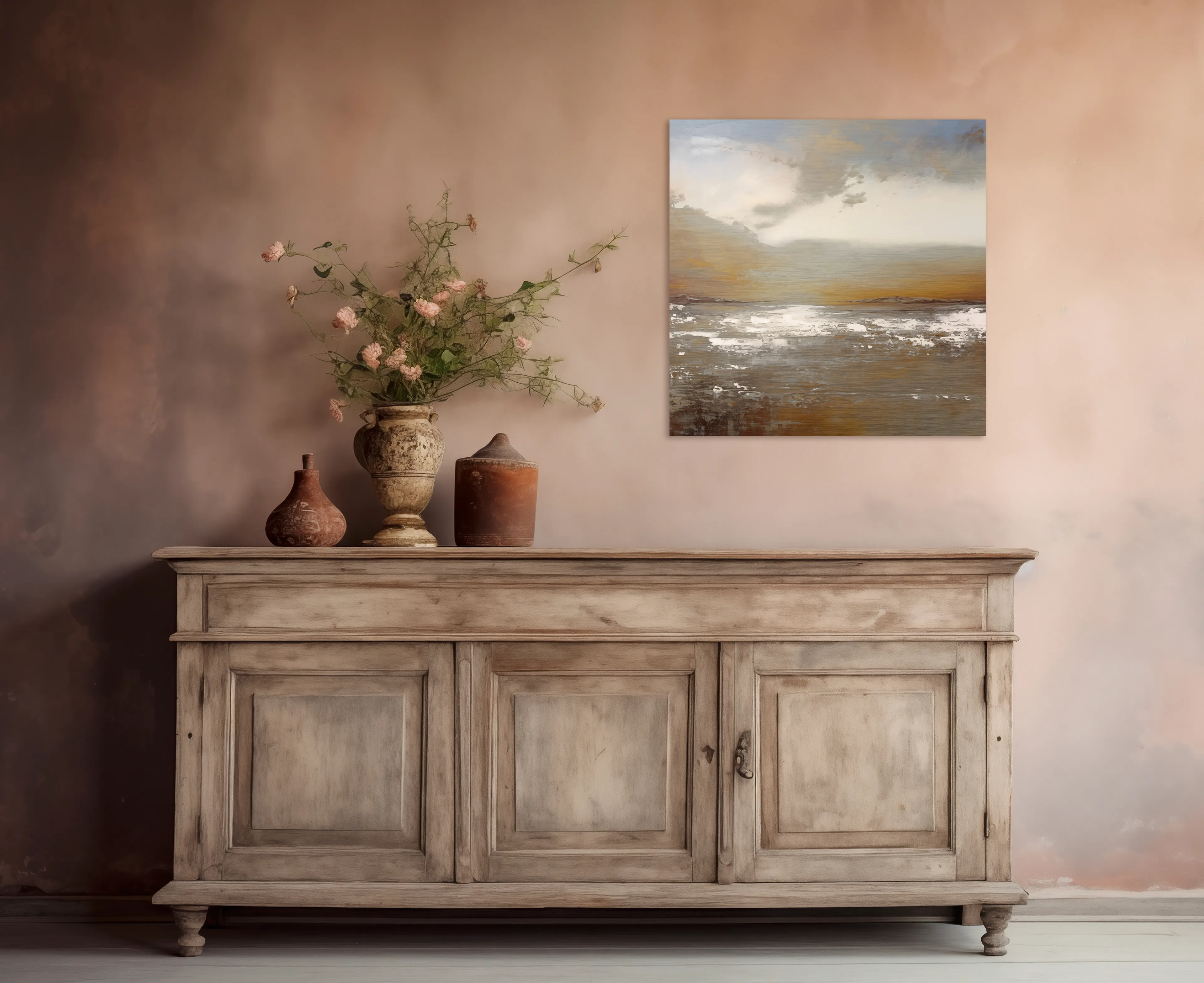 Wandbild 50 x 50 cm Golden Beach II
