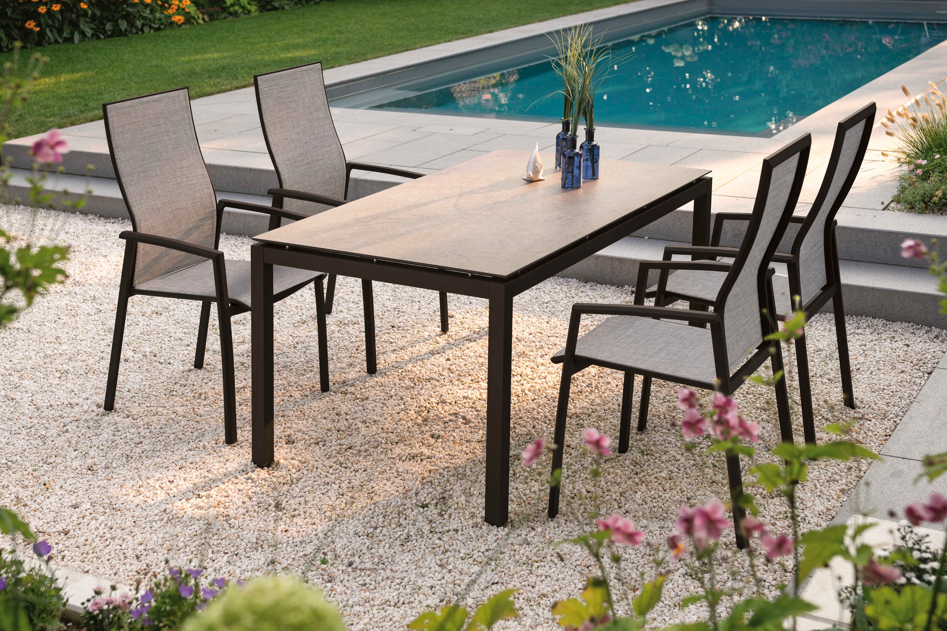 Gartenstuhl stapelbar