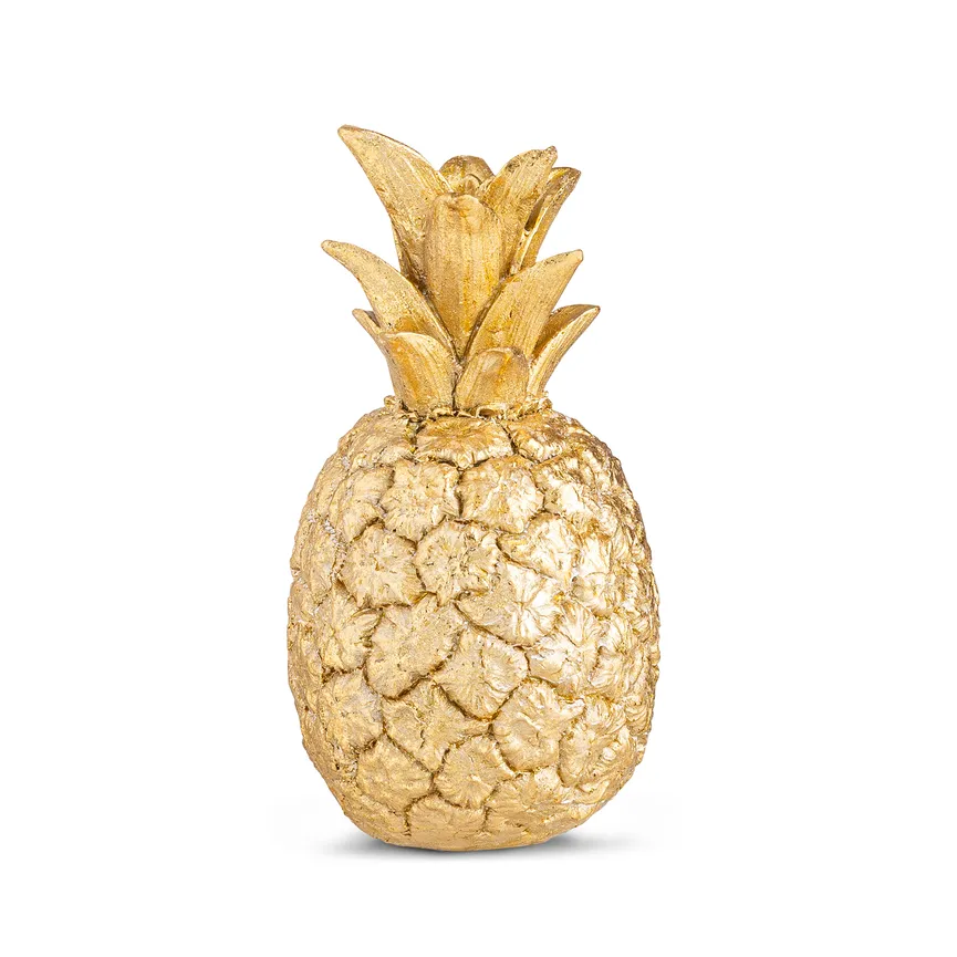 Figur "Ananas" gold hauptaufnahme