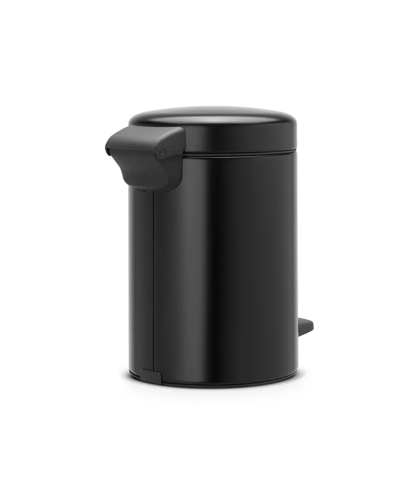 Treteimer 3 l Matt black detail