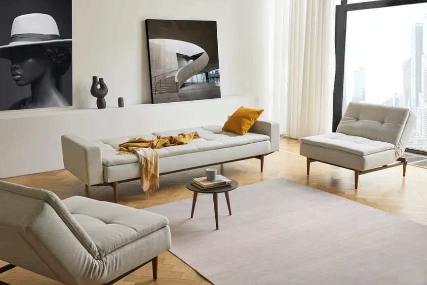Sofa+AL Styletto dunkel funktion