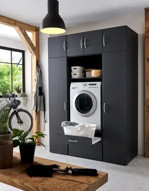 Waschmaschineneinbauschrank