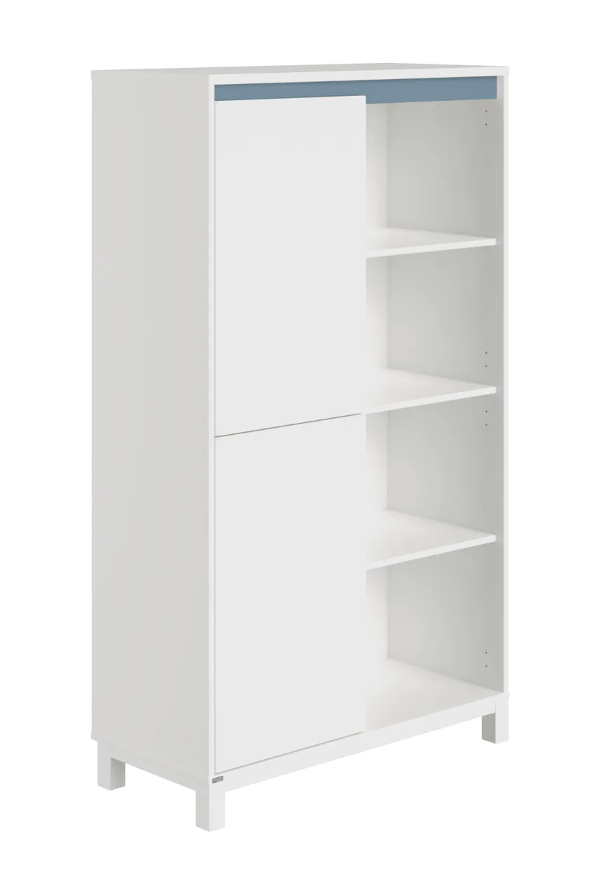 Standregal 2-trg. material_farbe