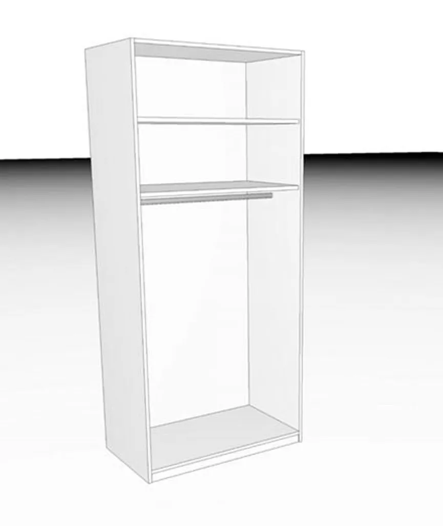 Drehtürenschrank Basic detail