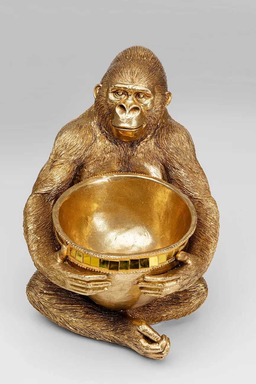 Figur "Gorilla Holding Bowl" hauptaufnahme