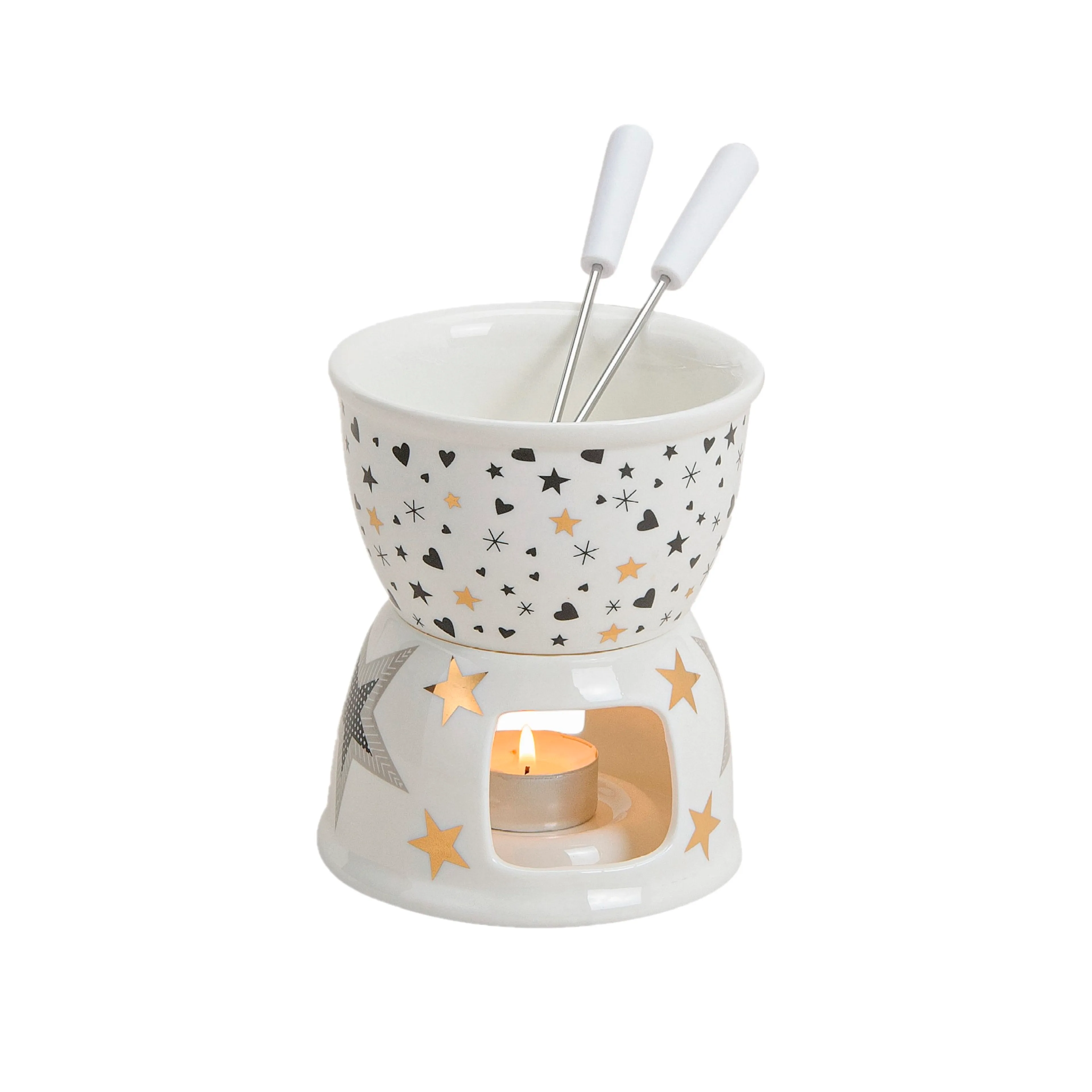 Schoko-Fondue Stern/Herz 250 ml
