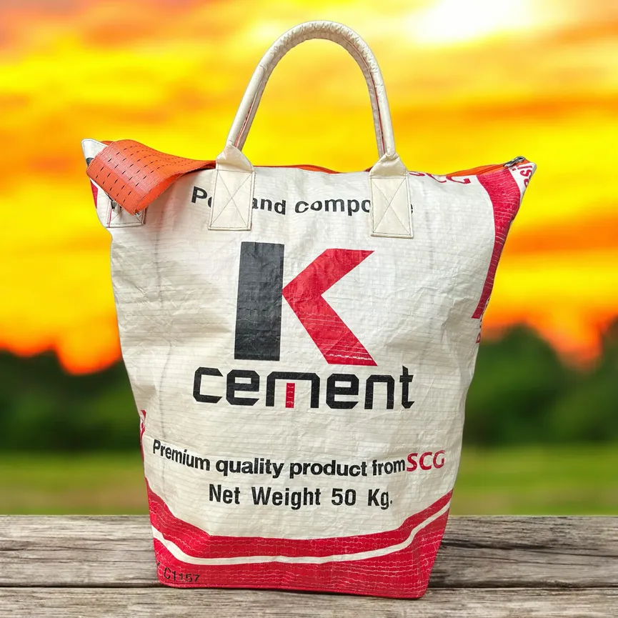 Laundry Bag "TJ10S" rot-weiß milieu