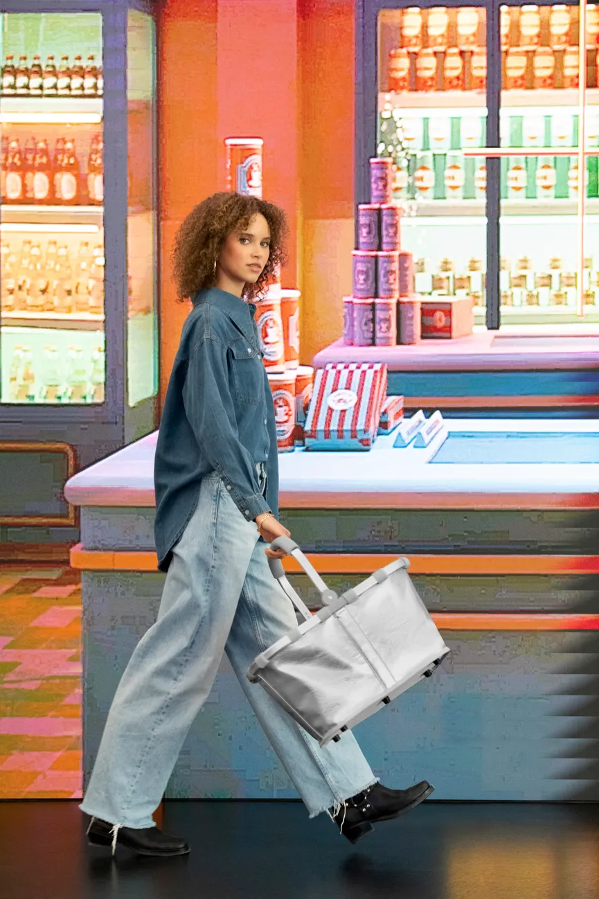 Carrybag "Silver Crackle" milieu