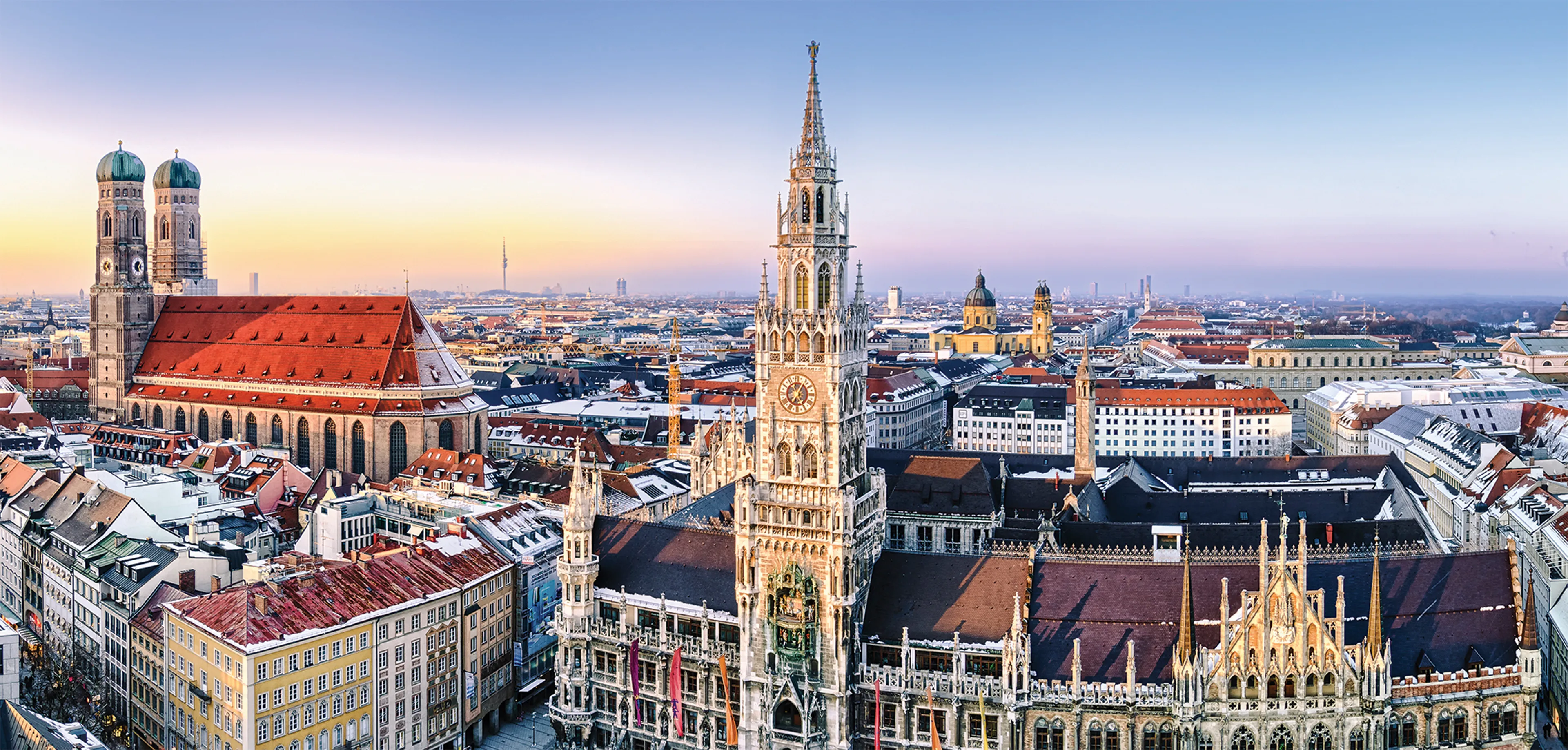 Wandbild 55 x 115 cm Munich panorama I

