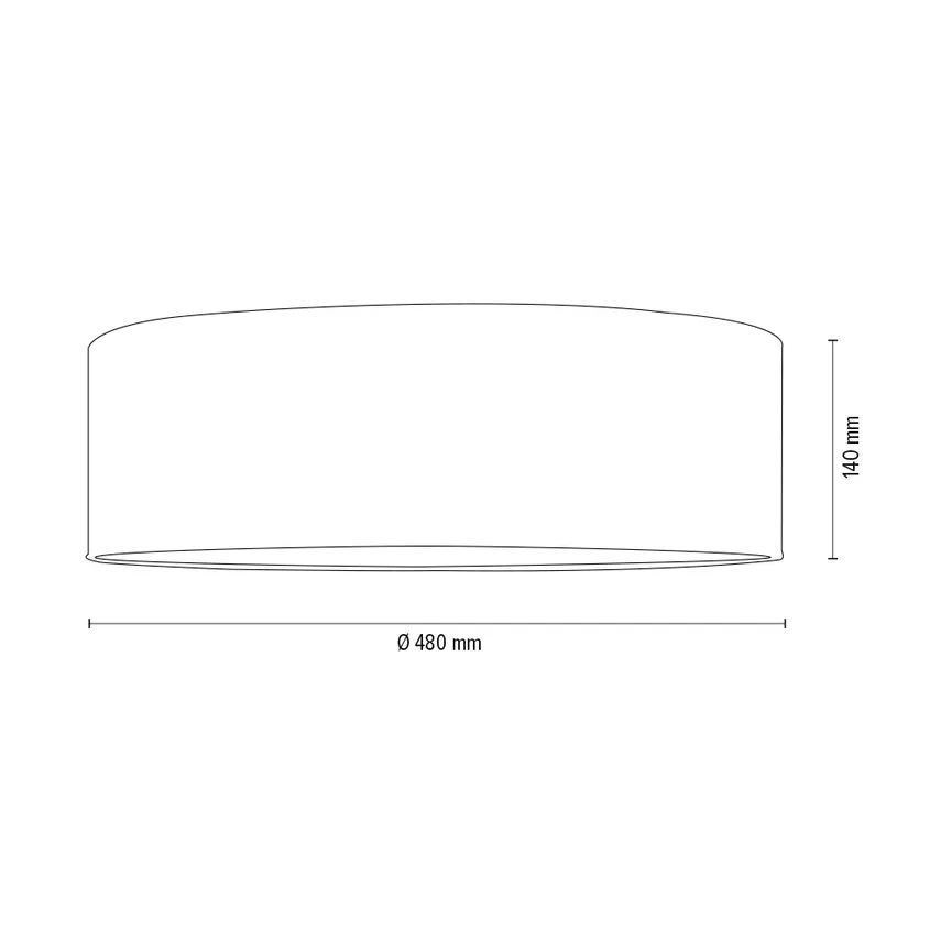 Deckenleuchte "Velluto" detail