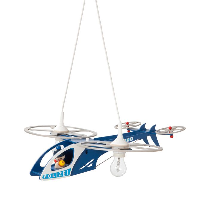 ELOBRA kids Kinderlampe Polizei Helikopter