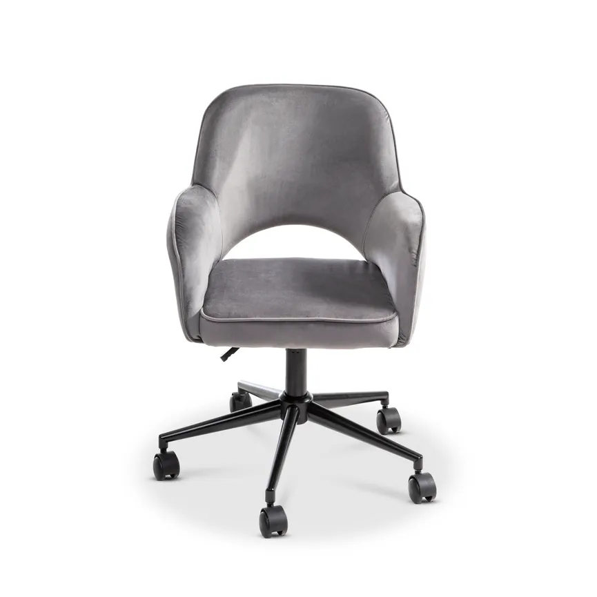 Drehstuhl dunkelgrau detail