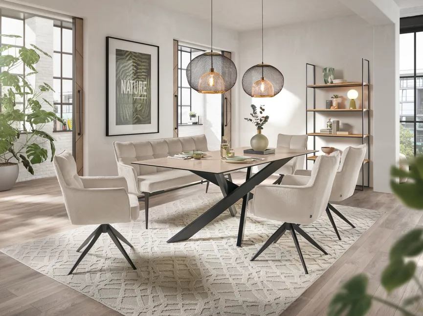 Esstisch 200cm DK milieu