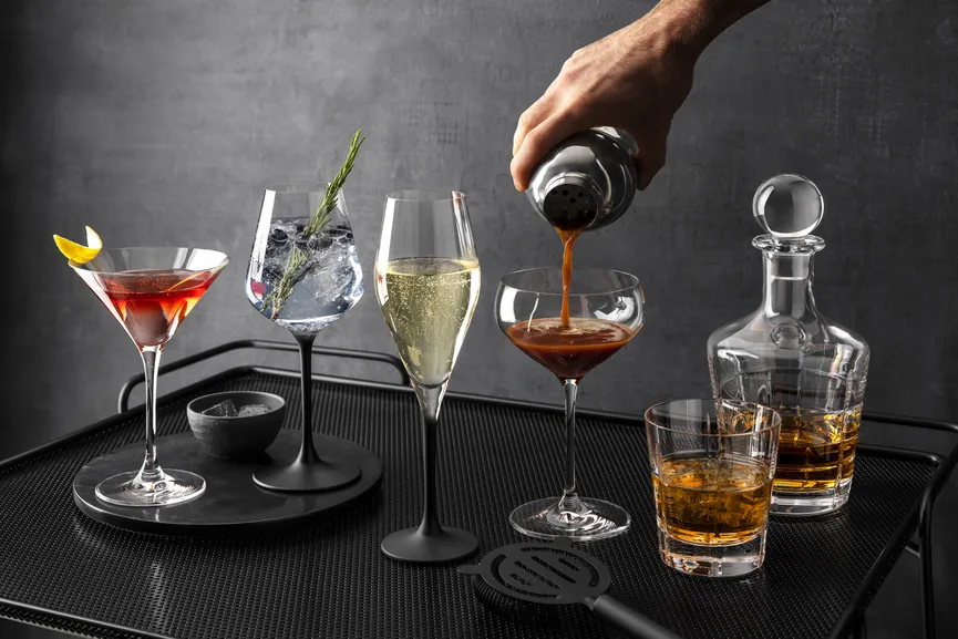 Rotweinglas "Manufacture" milieu