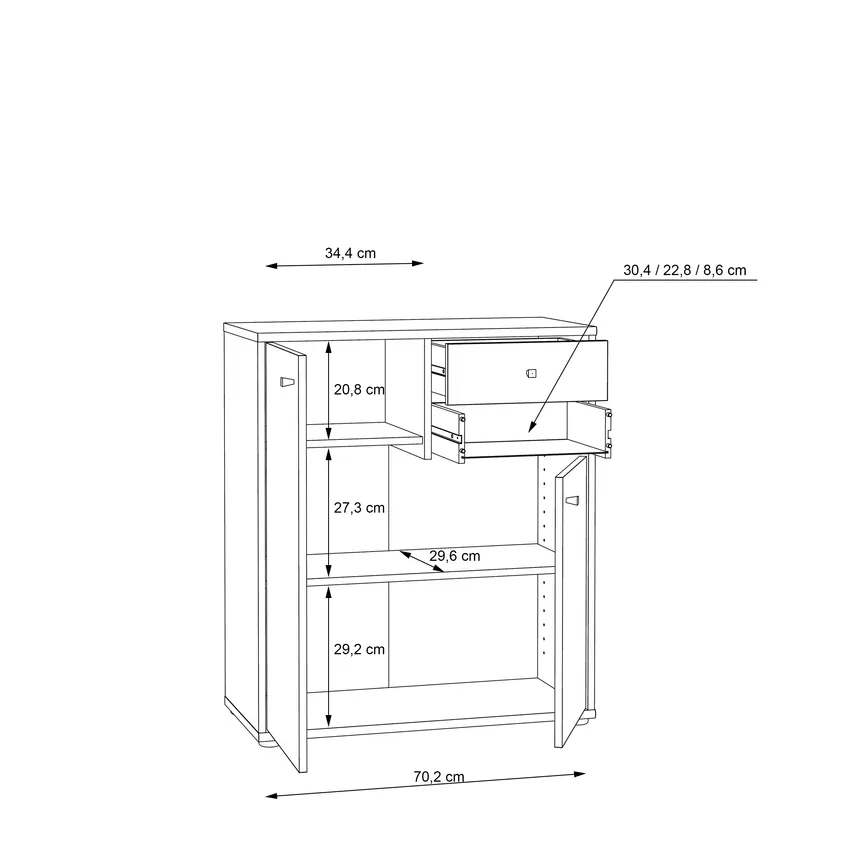 Kommode 2T/2S detail