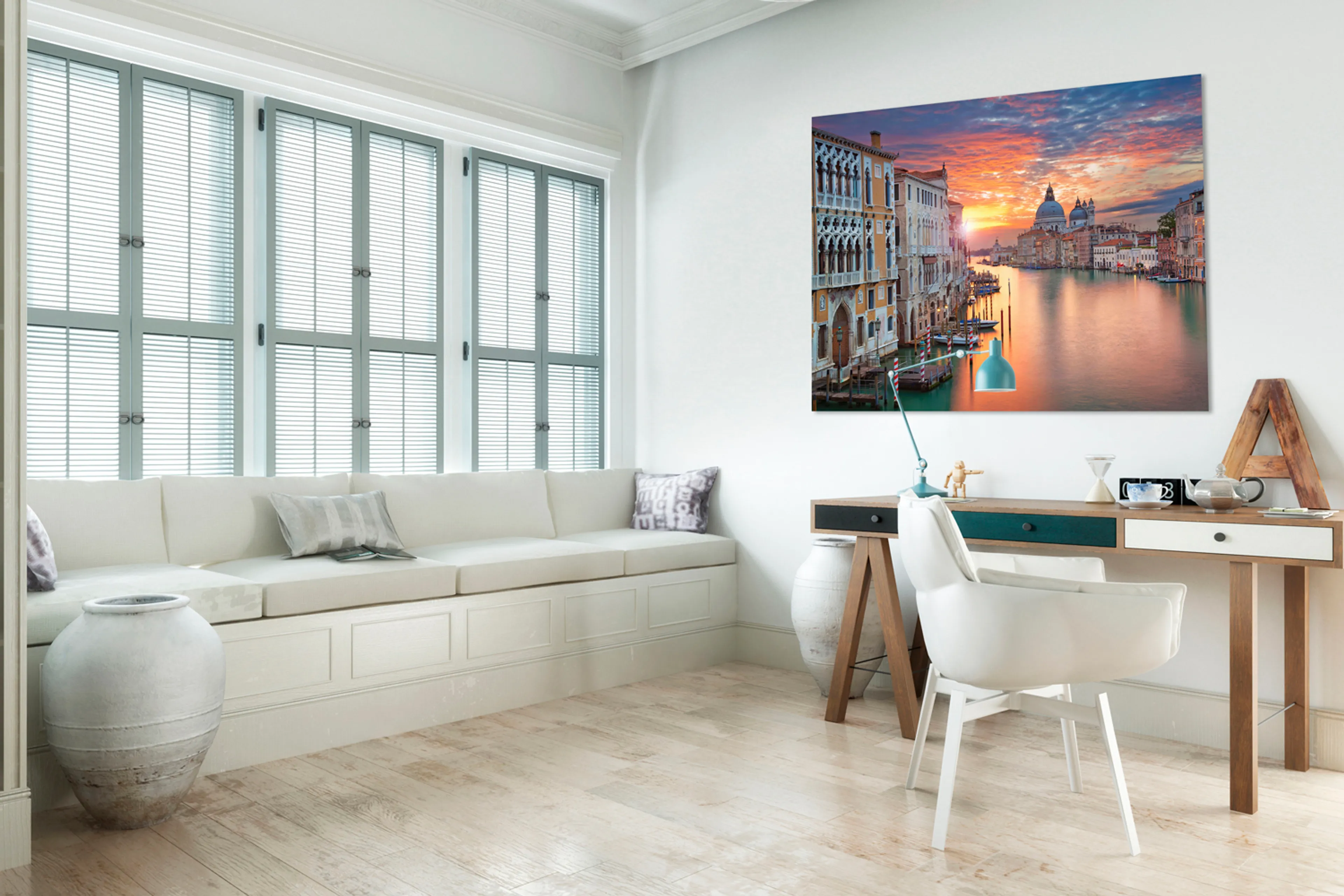 Wandbild 100 x 135 cm Venice feelings