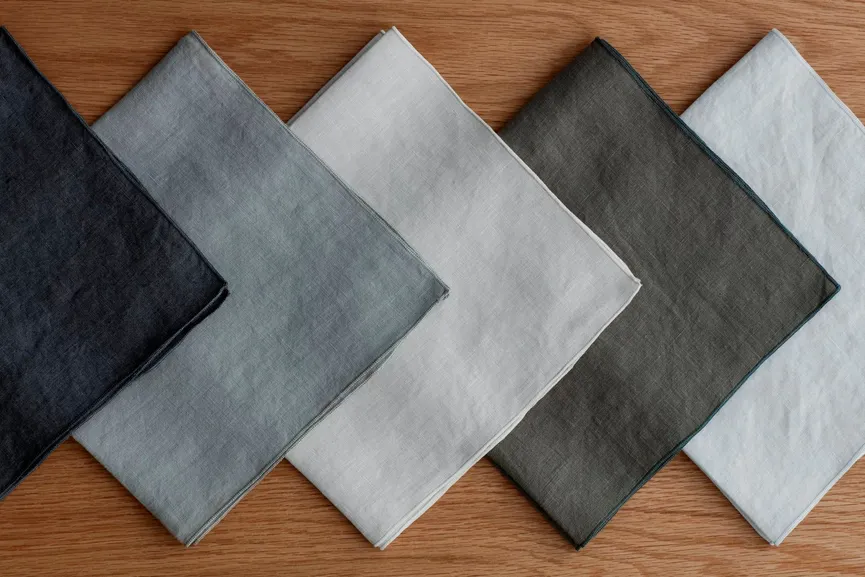 Serviette "Lineo" black milieu