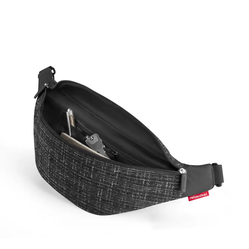 City Beltbag "bouclé black" detail