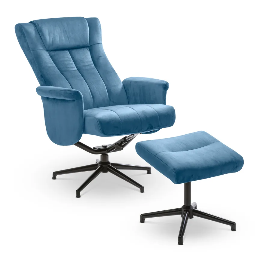 Relaxsessel + Hocker detail