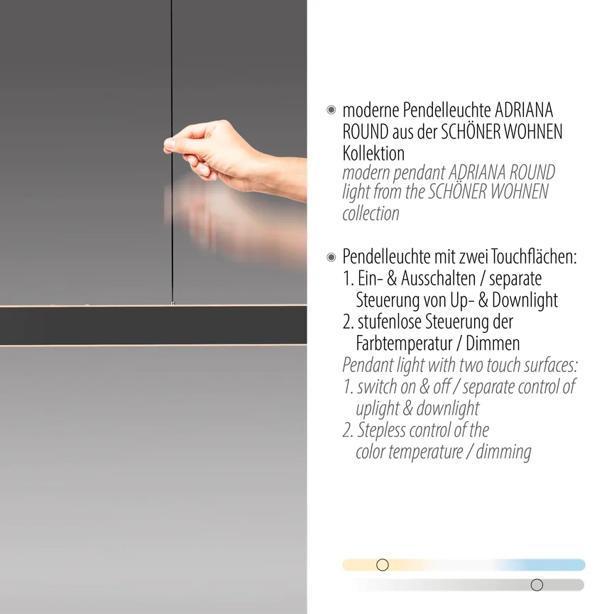 Pendelleuchte "ADRIANA ROUND" detail