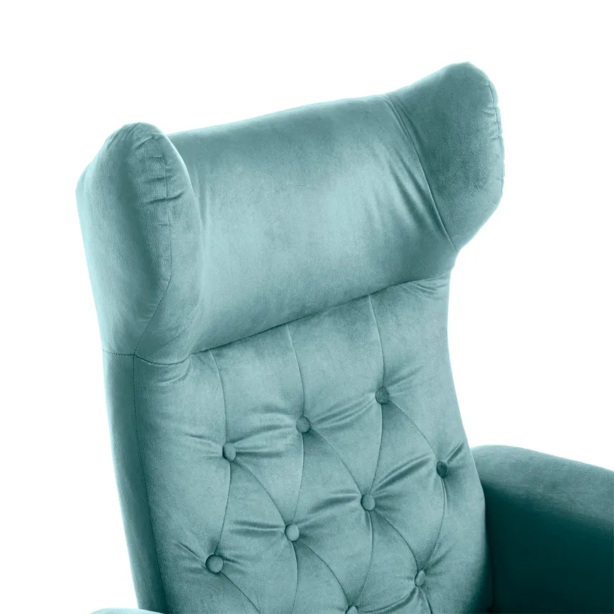 Relaxsessel + Hocker detail