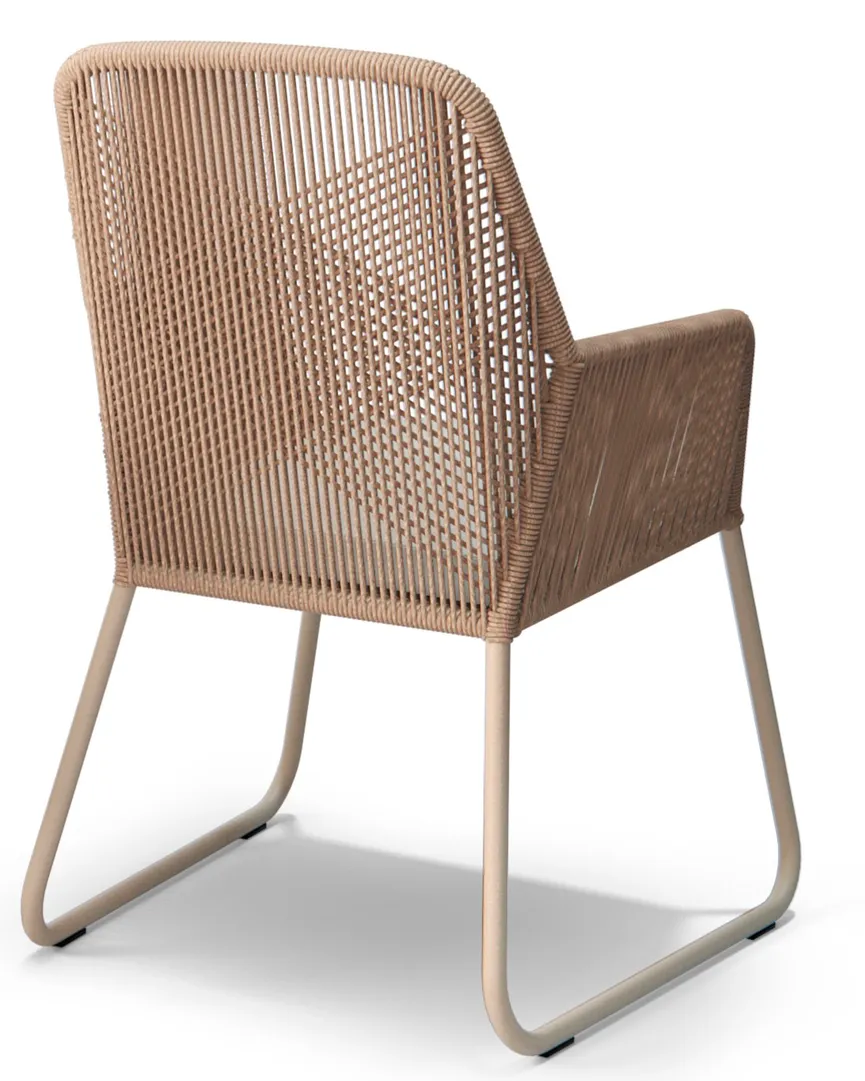 Allanis Sessel Beige-Powder detail