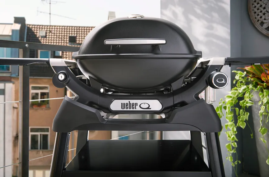 Weber Q1200N mit Stand detail
