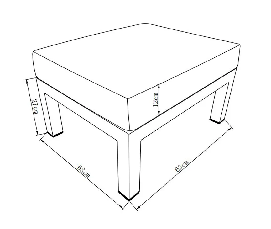 ** Hocker detail