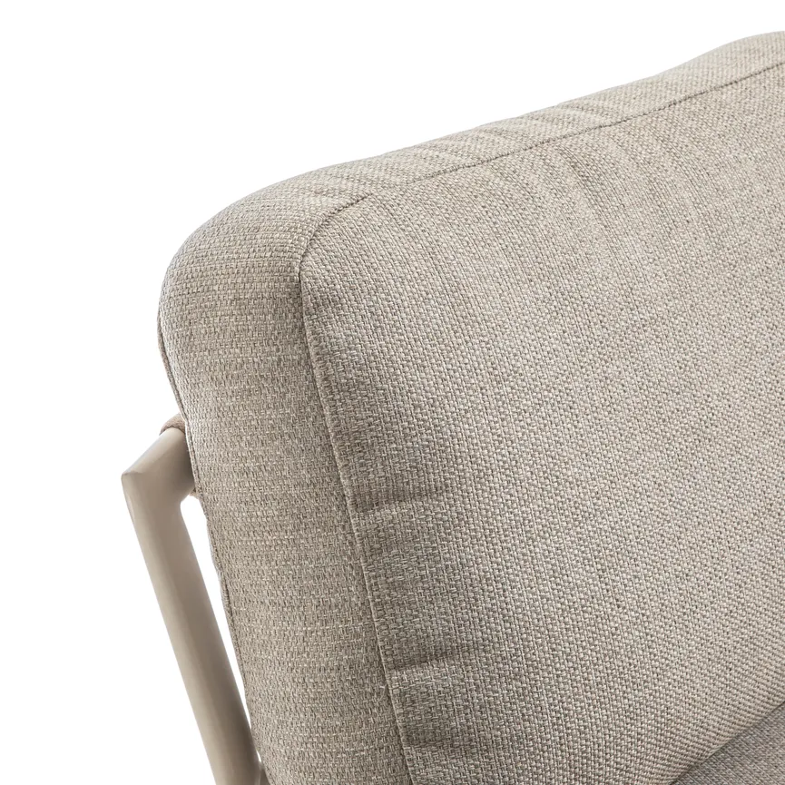 Loungesofa Creme 4-Sitzer detail