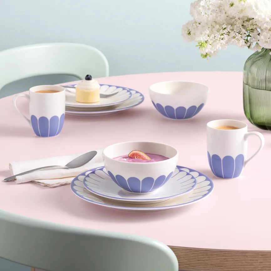 Becher "Fleur" 290 ml bleu milieu