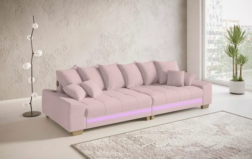 Bigsofa+LED+Soundsystem milieu