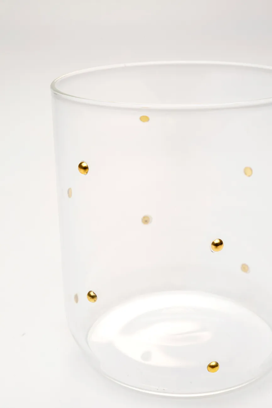 Wasserbecher "Glam Dots" detail