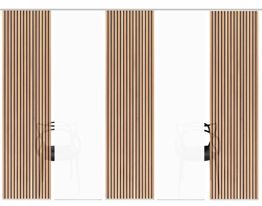 Schiebevorhang Panilo 5erSet detail