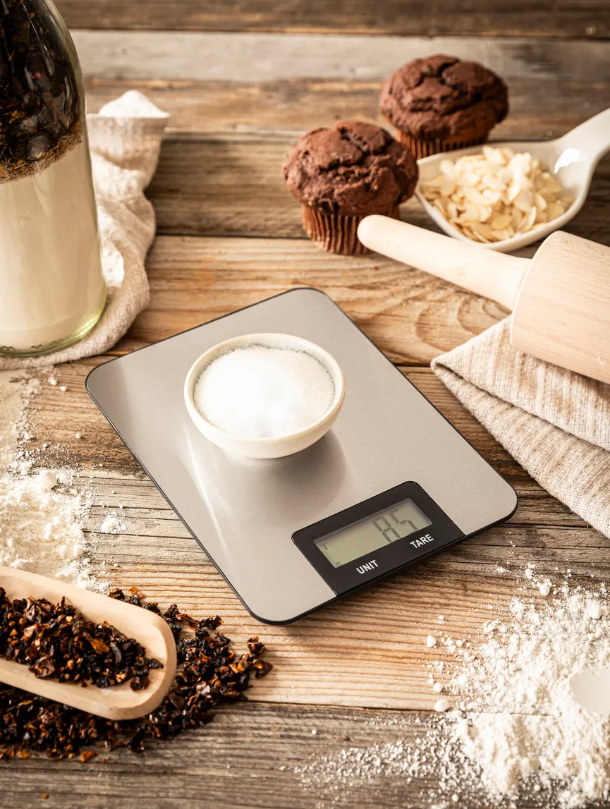 Küchenwaage Edelstahl milieu