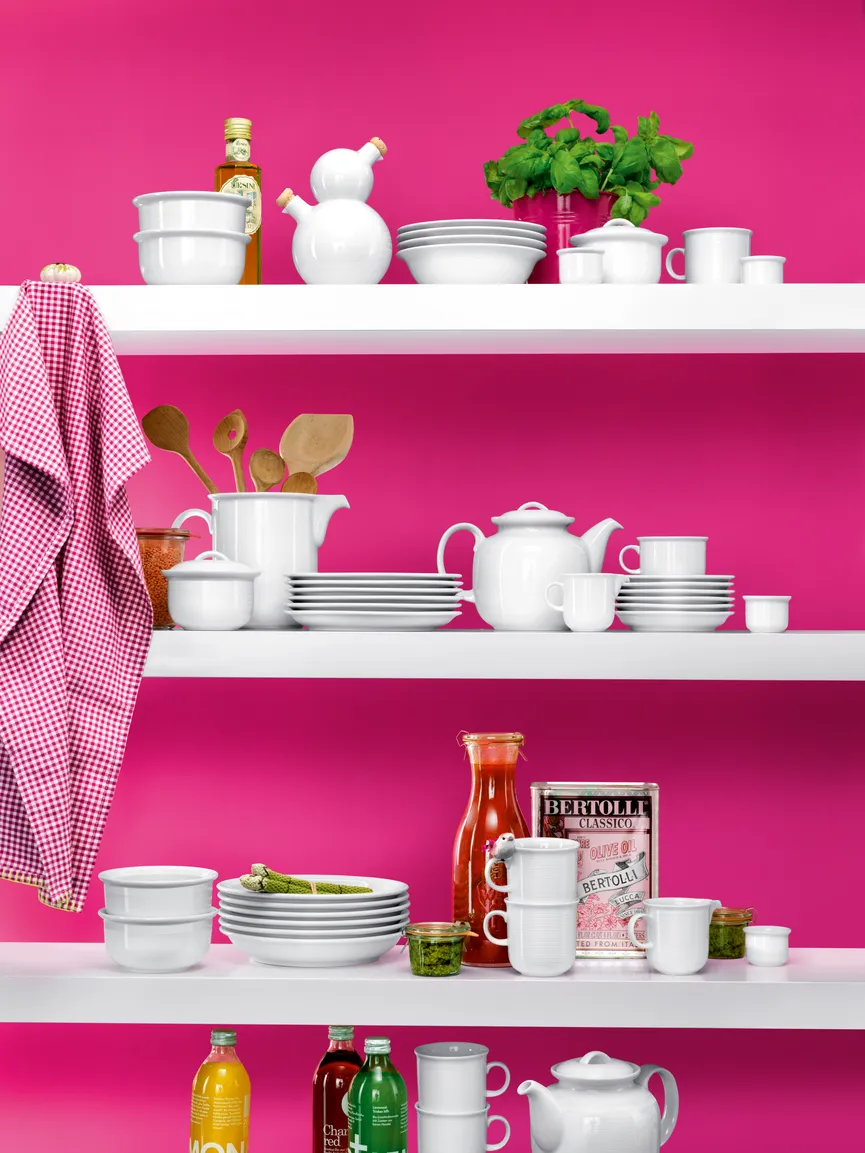 Schale "Trend" 1,2 Liter weiß milieu