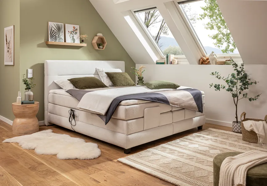 Boxspringbett LF 140x200 cm milieu