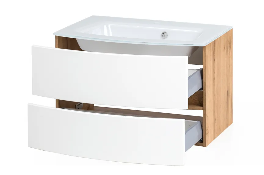*Waschtisch-Set weiß dimensionsmarker