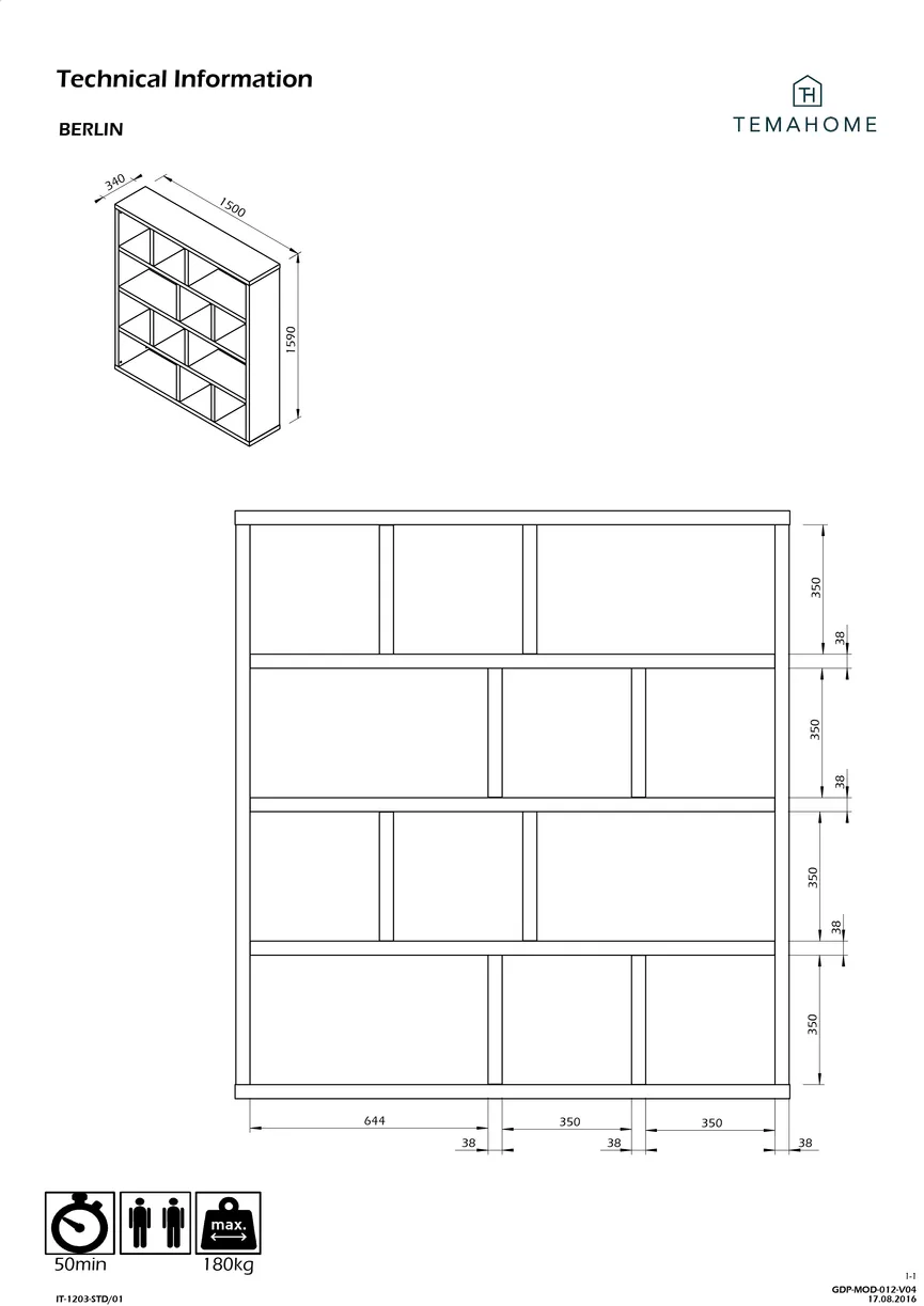 Bücherregal 4 detail