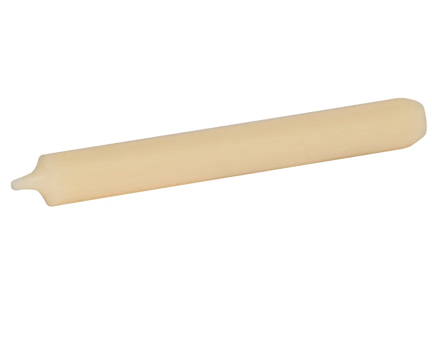 Leuchterkerze creme material_farbe