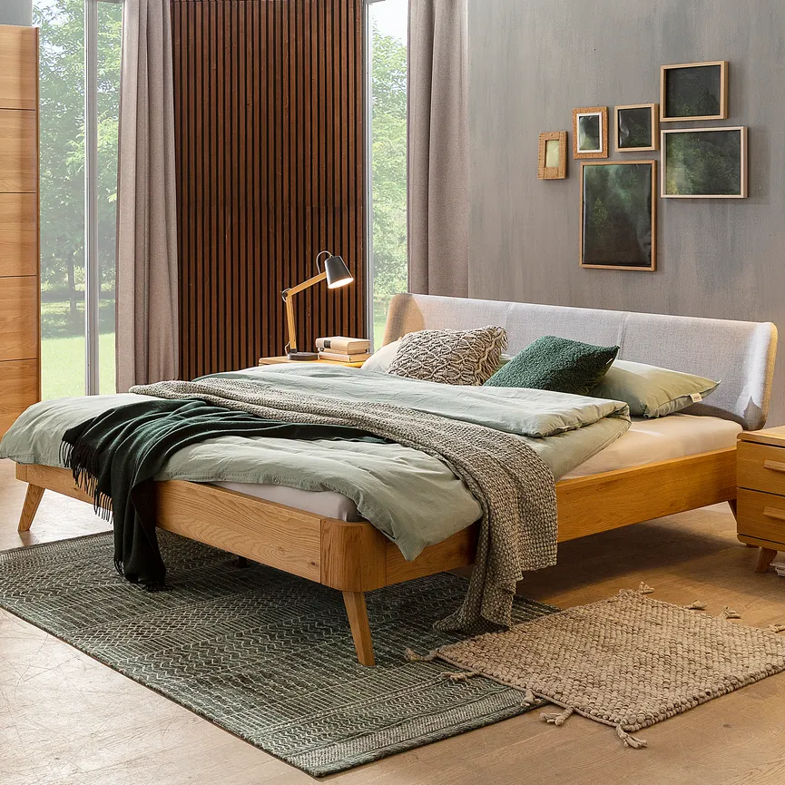 Holzbett LF: 140x200 cm hauptaufnahme