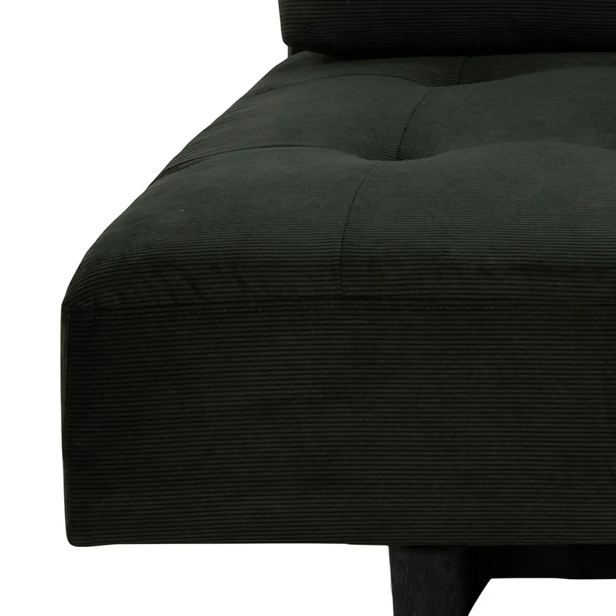 Schlafsofa Füße schwarz detail