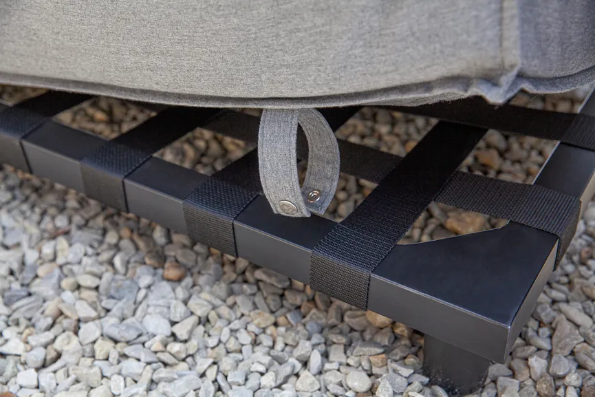 Sessel & Mittelmodul mid grey detail