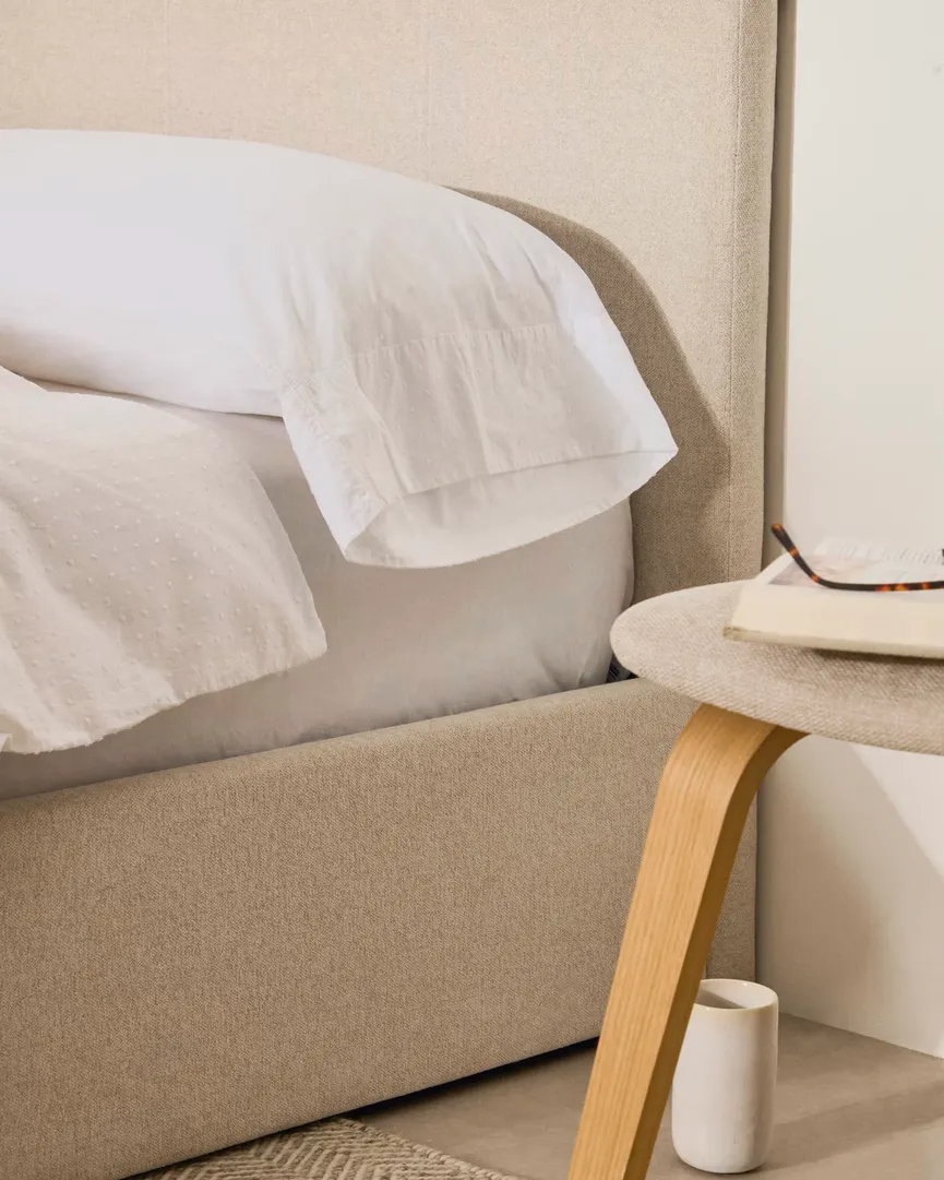 Polsterbett 90 cm detail