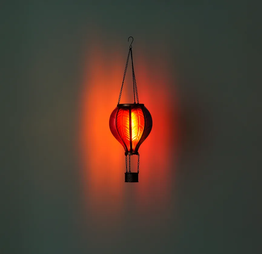 LED-Solarleuchte detail