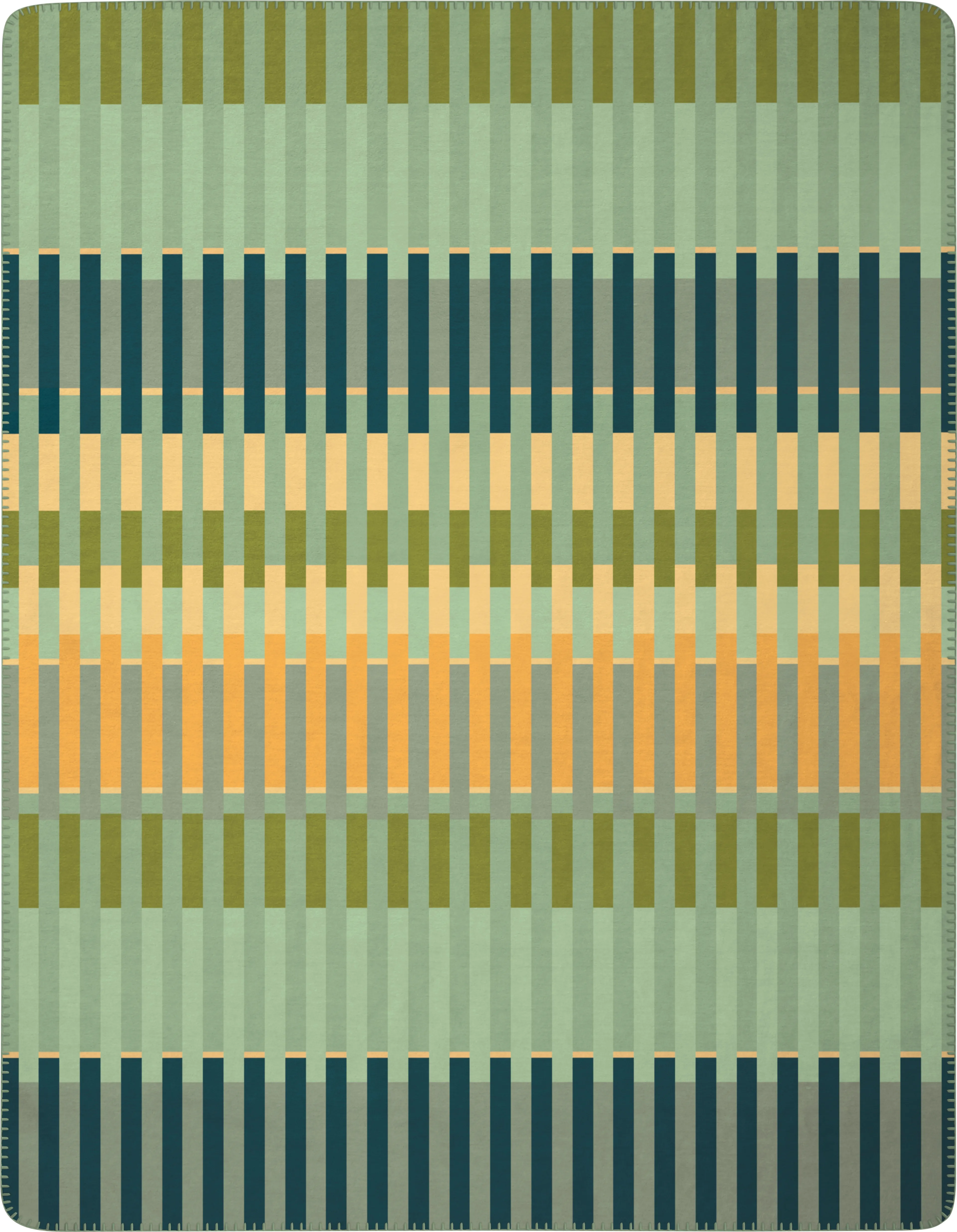 Kuscheldecke Lineup Green 150 x 200 cm
