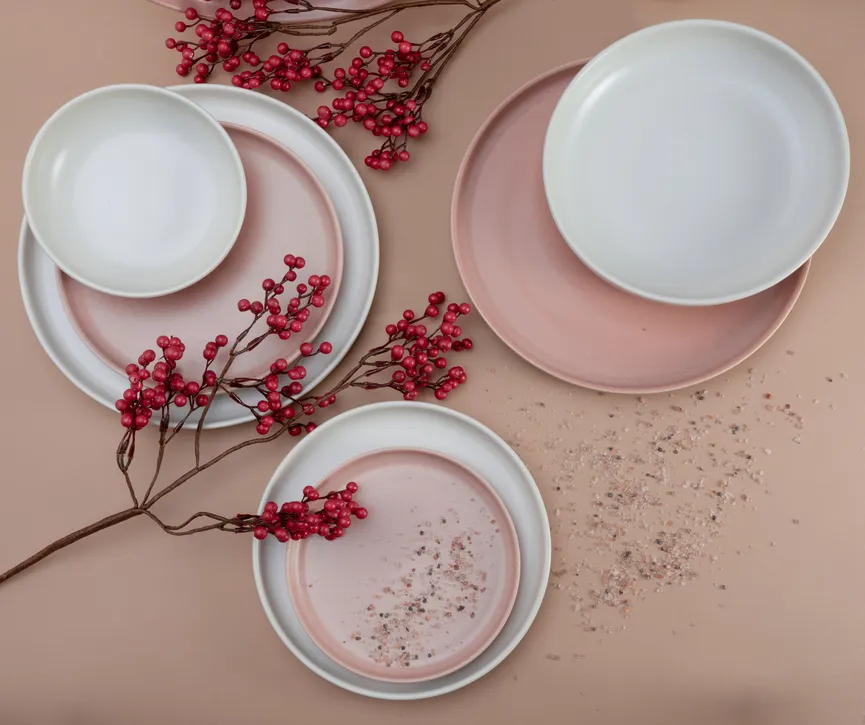 Suppenteller "Uno" rusty rose milieu