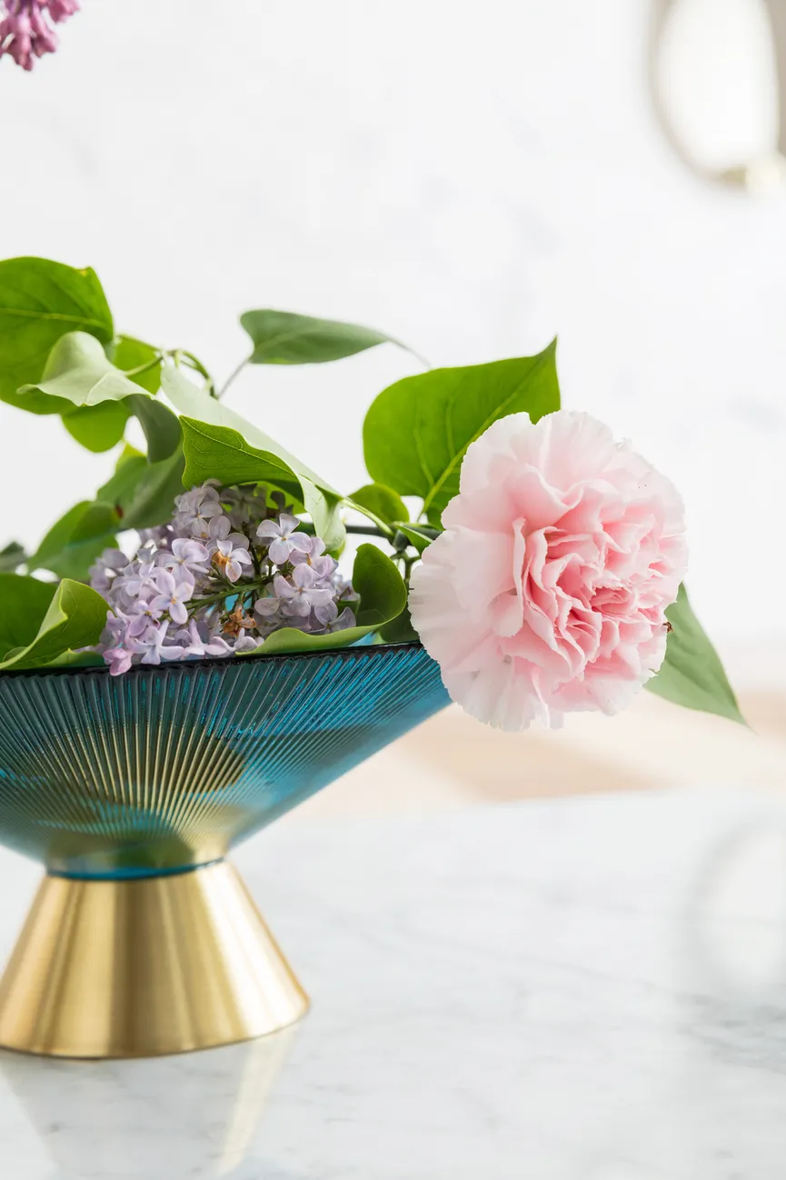 Schale "Birdie" S hellblau detail